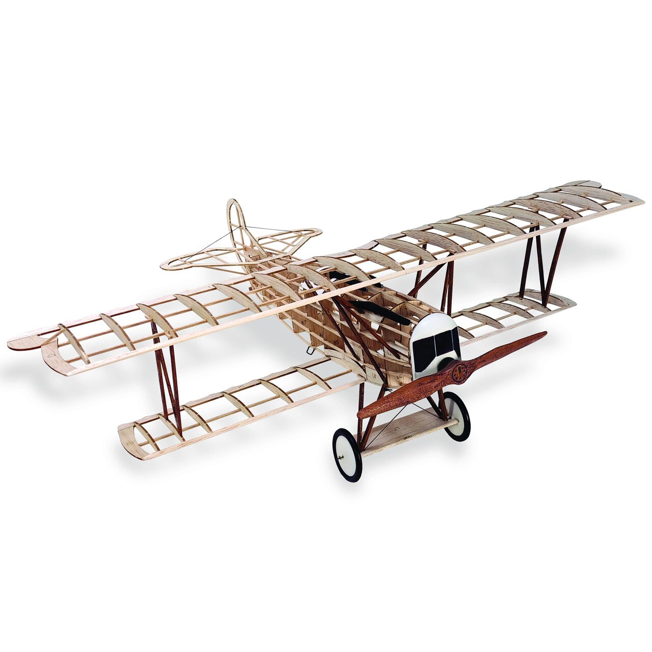 Guillow’s: 100th Anniversary Series - Fokker D-7 - Classic Balsa Wood, DIY Airplane Model Kit, 18" Wingspan, Laser-Cut, Scale WWI Ace Plane, 103